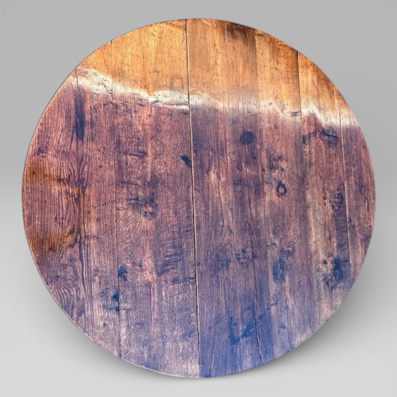 20th Century Oak Double Gateleg Dining Table in the 18th Century Style - Image 9